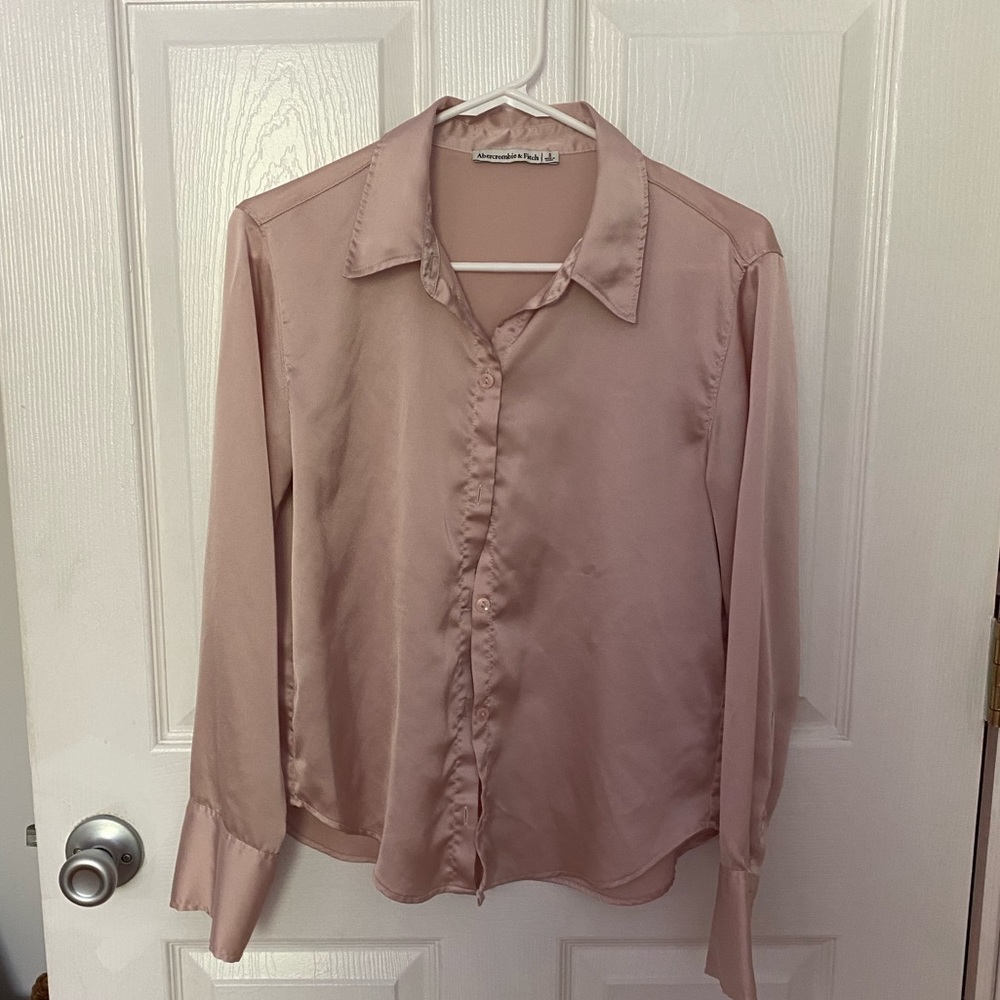 Abercrombie satin button down